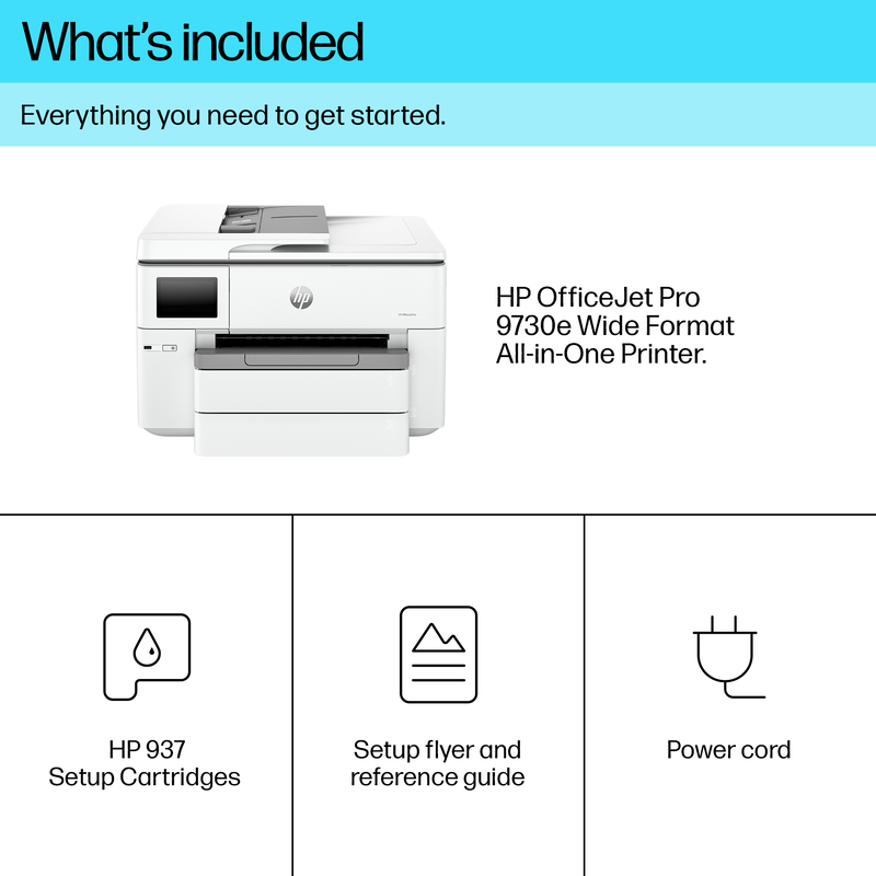 Hp officejet pro 9730e multifunction printer inkjet, , medium-null