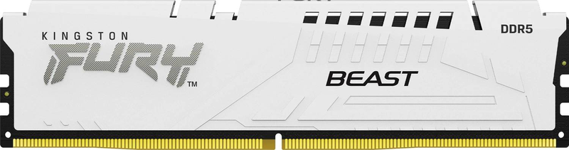 Kingston fury beast white ddr5 32GB (2x16GB) 5600mt/s cl36 dimm memory kit kf556c36bwek2-32 AMD expo intel xmp-null