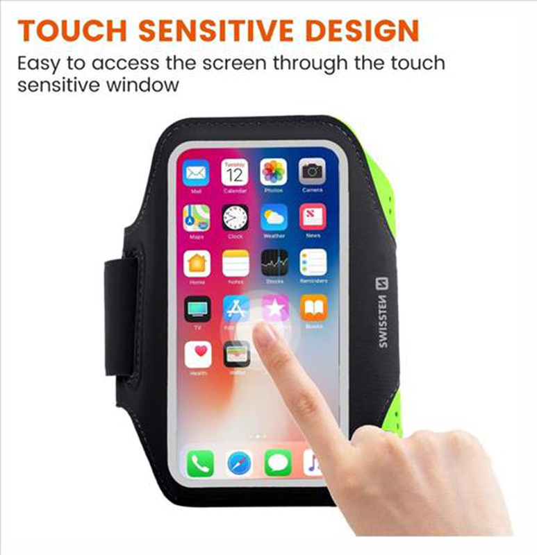 Swissten armband case size 7.0 black-null