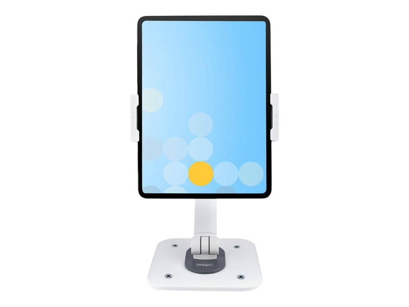 Startech.com adjustable tablet stand for desk, desk/wall mountable, supports up to 2.2lb, universal tablet stand holder for desk, articulating tablet mount with pivot/swivel/rotate / ergonomic tablet stand  / supports up to 12.9in, , medium-null