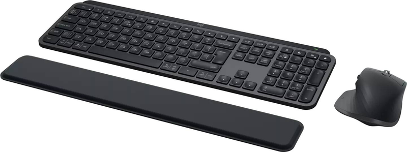 Logitech mx keys s combo wireless keyboard and mouse us international graphite-null