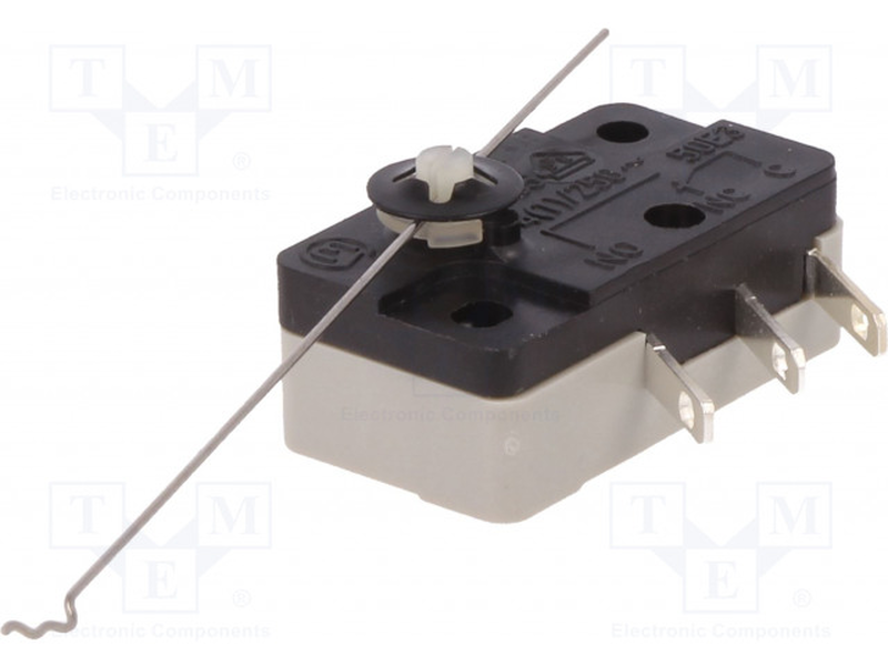 Microswitch snap action  with lever on/on, , medium-null