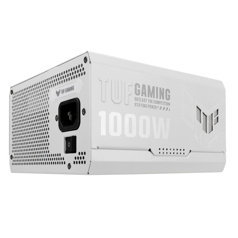 Asus power supply modular 1000w gold tuf gaming 1000g white, , medium-null