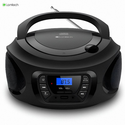 Portable radio cd player lamtech lam112518 black, , medium