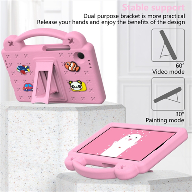 Kids protective shockproof case samsung tab a9 a11 x110 x115 x130 x135 8.7inch pink, , medium-null