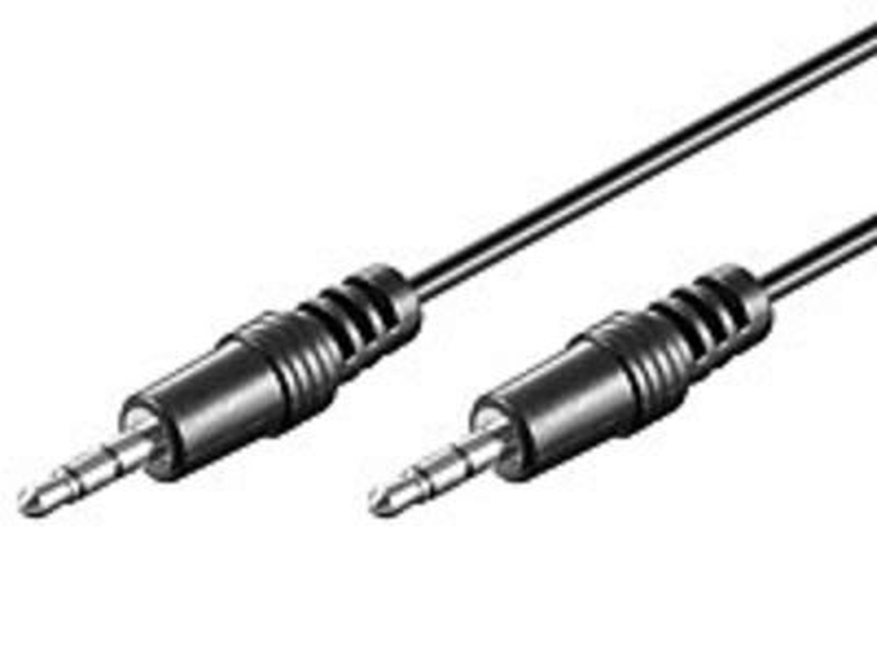 Mediarange audio cable 3,5mm stereo jack 1.5m, black, , medium-null