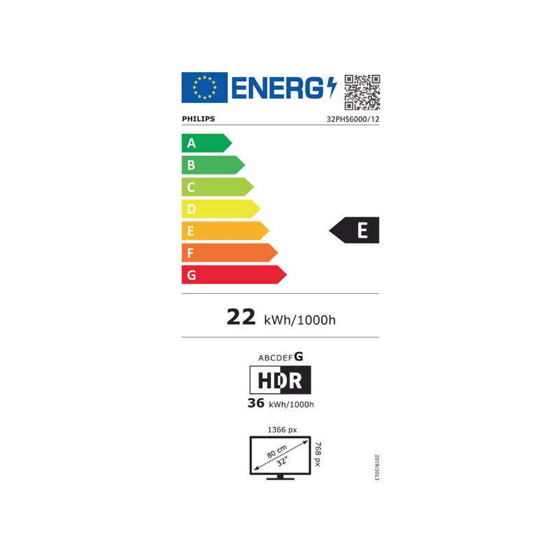 Philips smart TV 32" HD led 32phs6000-null