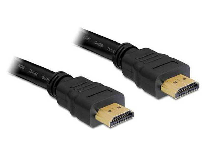 Delock cable high speed HDMI with ethernet &ndash; HDMI a male > HDMI a male 15 m, , medium-null