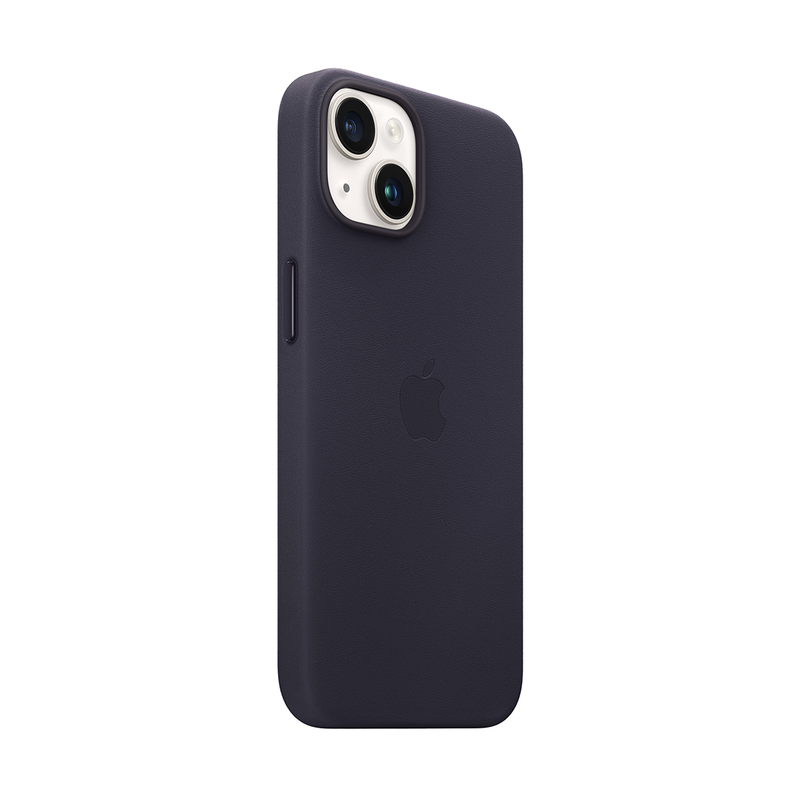 iPhone 14 leather case with MagSafe ink image number null