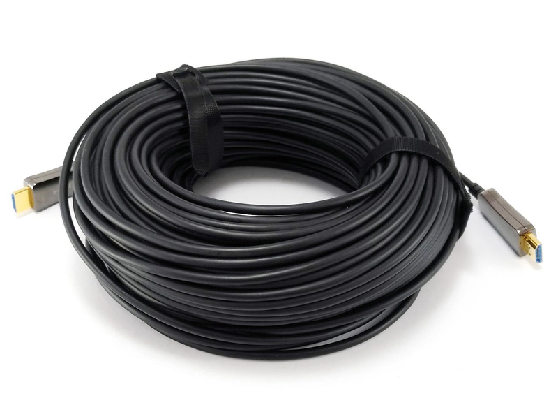 Equip life - high speed - HDMI cable with ethernet - HDMI male to HDMI male - 30 m - 4k support, active optical cable (aoc), , medium-null