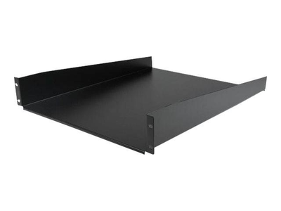 Startech.com 2u fixed server rack mount shelf, 22in deep steel universal cantilever tray for 19" av/data/network equipment rack with cage nuts & screws, 50lbs weight capacity, 22" deep, , medium