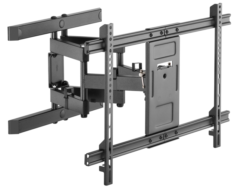 Brateck solid full-motion TV wall mount 37"-80"-null