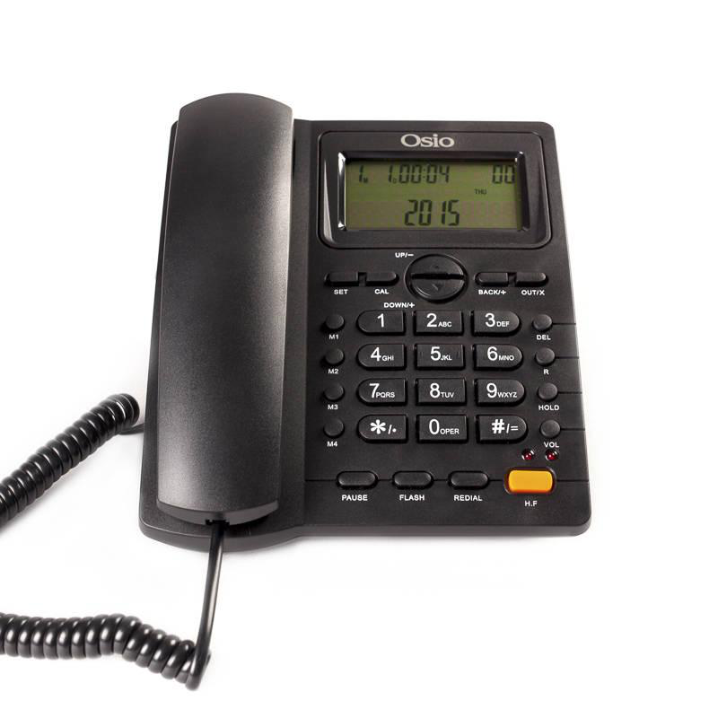 Osio corded phone - black-null