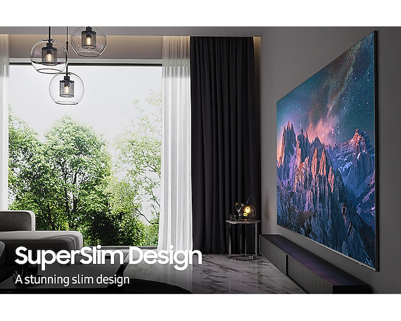Samsung τηλεόραση 98" 4k QLED qe98q80catxxh, , medium-null