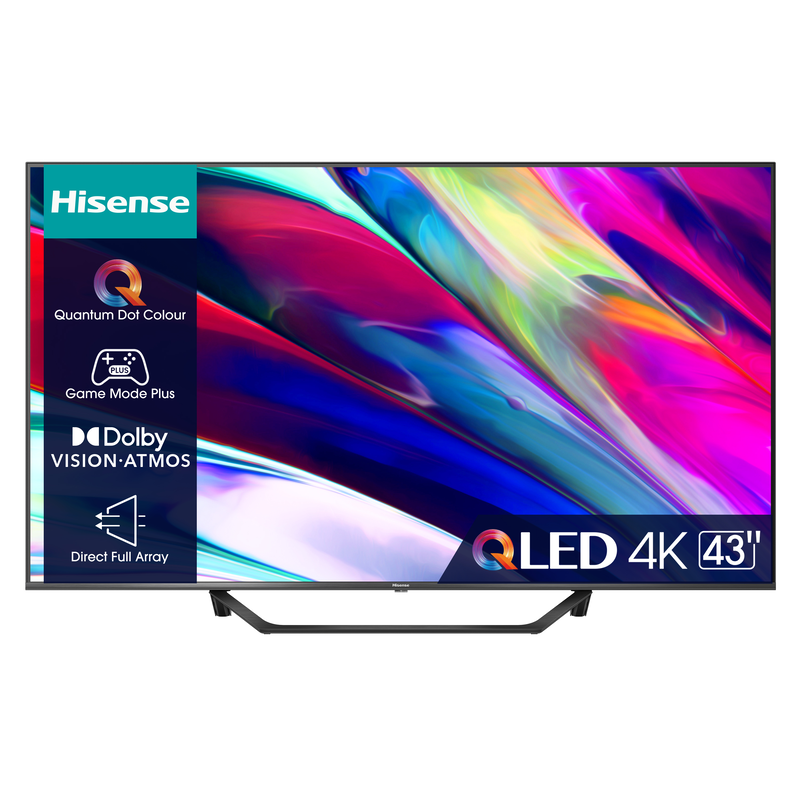 Hisense smart TV 43" 4k QLED a7kq-null