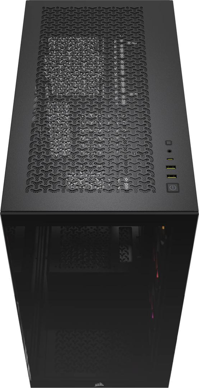 Corsair 3500x argb windowed mid-tower tempered glass - black (cc-9011278-ww)-null