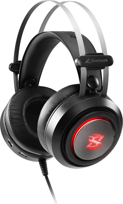 Sharkoon skiller sgh30 USB gaming headset virtual 7.1 rgb 40mm drivers microphone black-null