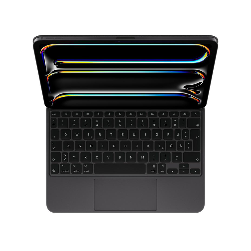 Apple magic keyboard - keyboard and folio case - with trackpad - backlit - apple smart connector - qwertz - german - black - for apple 11-inch ipad pro (m4), , medium-null