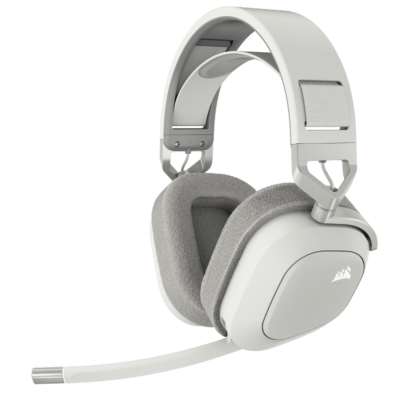 Corsair hs80 max wireless rgb gaming headset with spatial audio (white) (ca-9011296-eu)-null