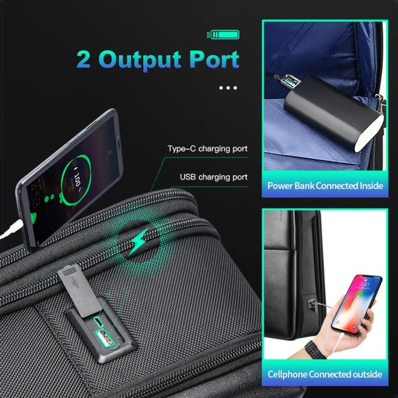 Product image: Bopai equinox expandable business laptop backpack, , medium-null