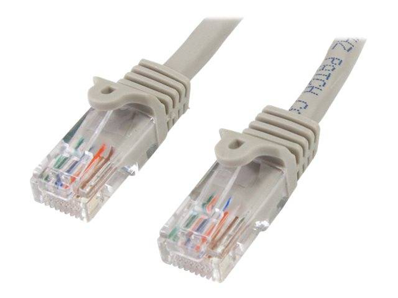 Startech.com snagless cat 5e utp patch cable /&nbsp; rj-45 (m) to rj-45 (m) / 2 m / utp /&nbsp;molded, snagless / grey-null