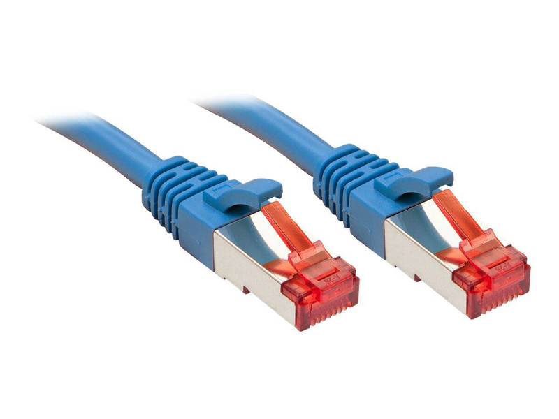 Lindy - patch cable - rj-45 (m) to rj-45 (m) - 1 m - sftp, pimf - cat 6e - snagless - blue-null