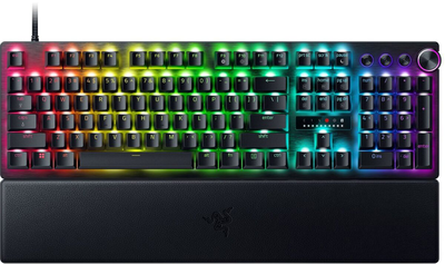 Razer huntsman v3 pro analog optical gaming keyboard rapid trigger media buttons us layout, Black, medium
