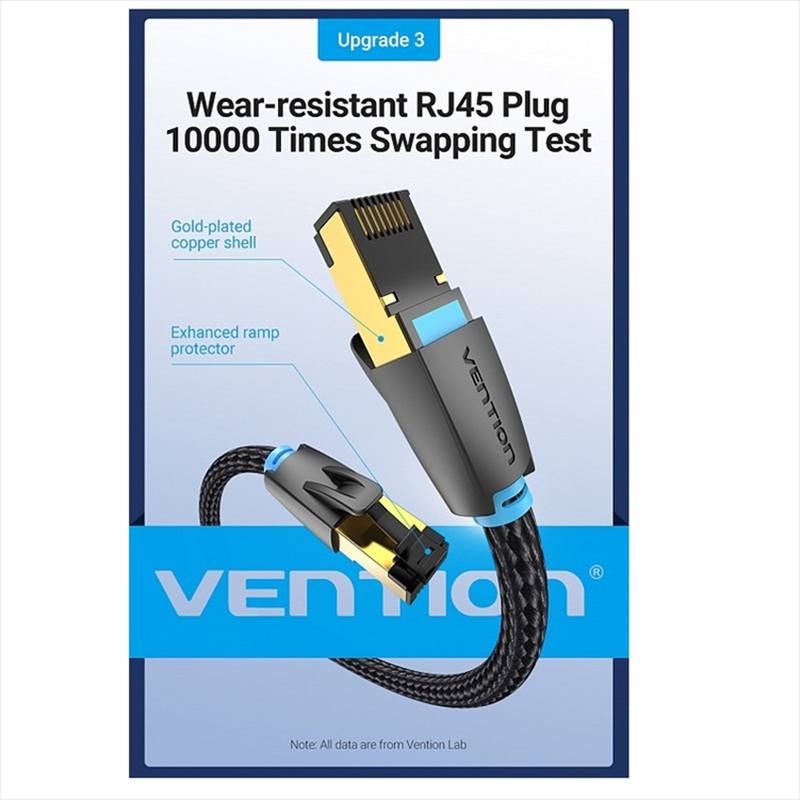 Vention ikgbi cat8 sftp braided network cable 3.0m, , medium image number null