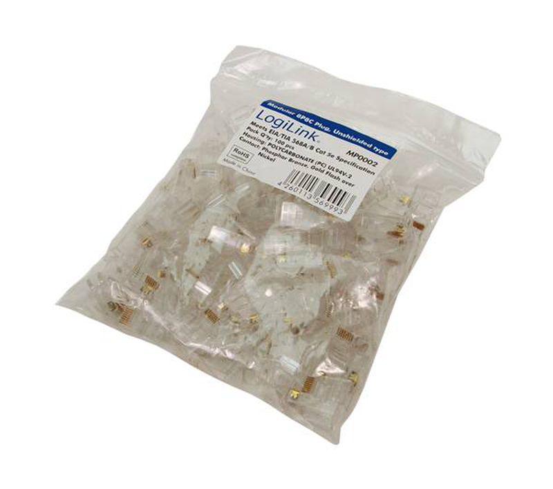 Logilink cat5 modular plug 100 pieces, , medium-null