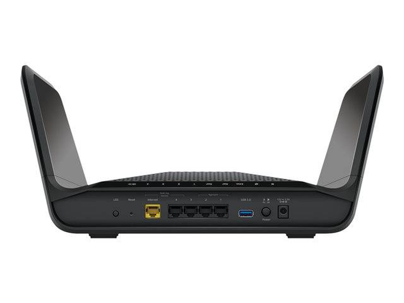 Netgear rax70 / wireless router / 4-port switch / gige / 802.11a/b/g/n/ac/ax / tri-band, , medium-null