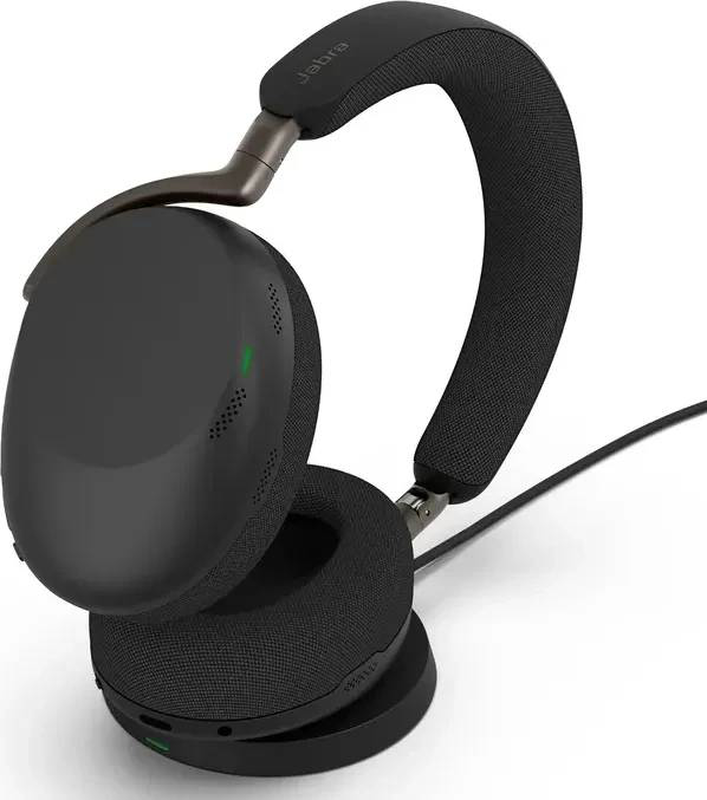 Jabra evolve3 85 uc wireless headset USB-c dongle black with wireless charging pad-null