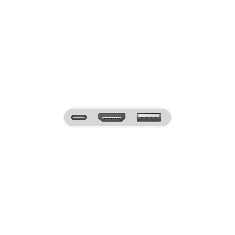 Apple USB-c digital av multiport adapter HDMI USB USB-c 4k uhd 60hz white mw5m3zm/a-null