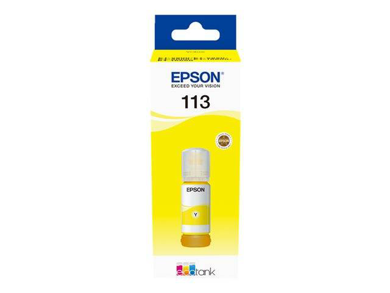 Epson ecotank 113 / 70 ml / yellow / original / ink refill / for ecotank et-16150, 16650, 5150, 5170, 5800, 5850, 5880 / ecotank pro et-16680, 5150, 5170, , medium-null
