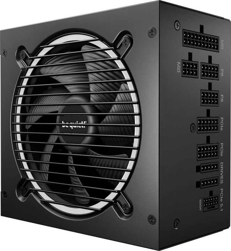 Be quiet! Pure power 13 m 850w bp027eu atx 3.1 fully modular power supply 80 plus gold pcie 5.1 12v-2x6 black-null