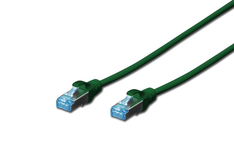 Digitus ecoline / patch cable / rj-45 (m) to rj-45 (m) / 1 m / sftp / cat 5e / green-null
