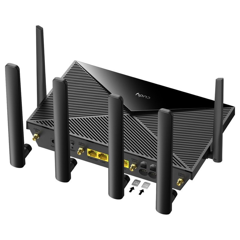 Product image: Cudy router 5G nr cat6 ac1200 dual band gigabit Wi-Fi 6 mesh dualsim p5, , medium-null