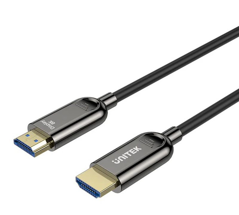 Unitek fiber optic HDMI 2.1 cable 8k60hz 30.0m c11085gy-30m, , medium-null