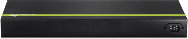 Trendnet tpe-tg160g 16-port gigabit poe+ unmanaged switch 10/100/1000 mbps 246w 30w per port rackmount 1u black-null