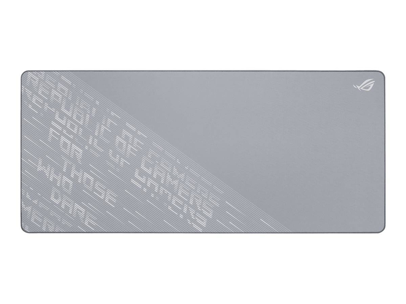 Asus rog scabbard II xxl extended gaming mouse pad 900 x 400 mm nano-coated water oil dust-resistant arctic grey-null