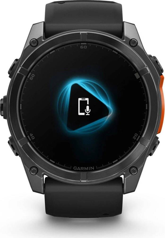 Garmin fenix 8 010-02905-00 51mm amOLED multisport GPS smartwatch maps multi-band dive flashlight slate grey-null