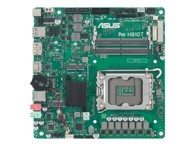 Asus pro h810t-csm motherboard thin mini itx lga1851 intel h810 ddr5 so-dimm pcie 5.0 m.2, , medium