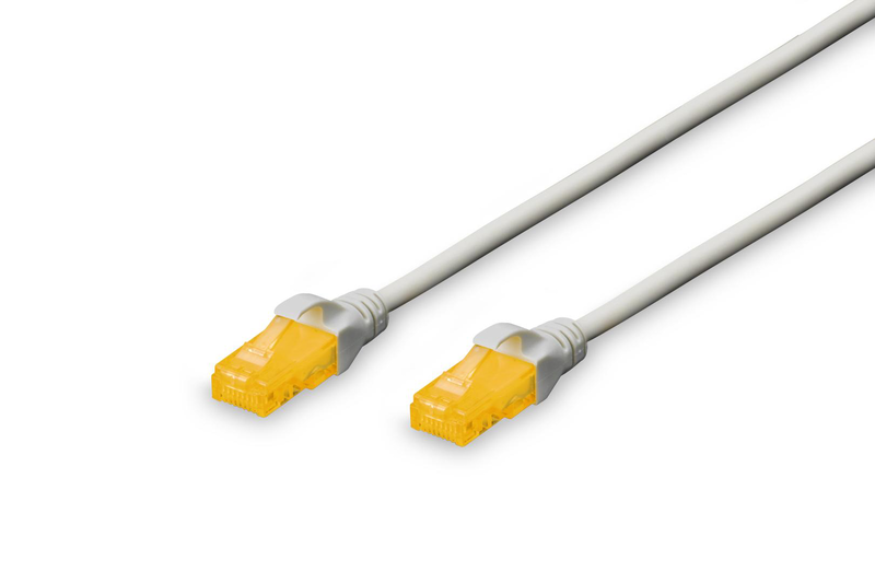 Digitus professional - patch cable - rj-45 (m) to rj-45 (m) - 5 m - utp - cat 6a - halogen-free - grey-null