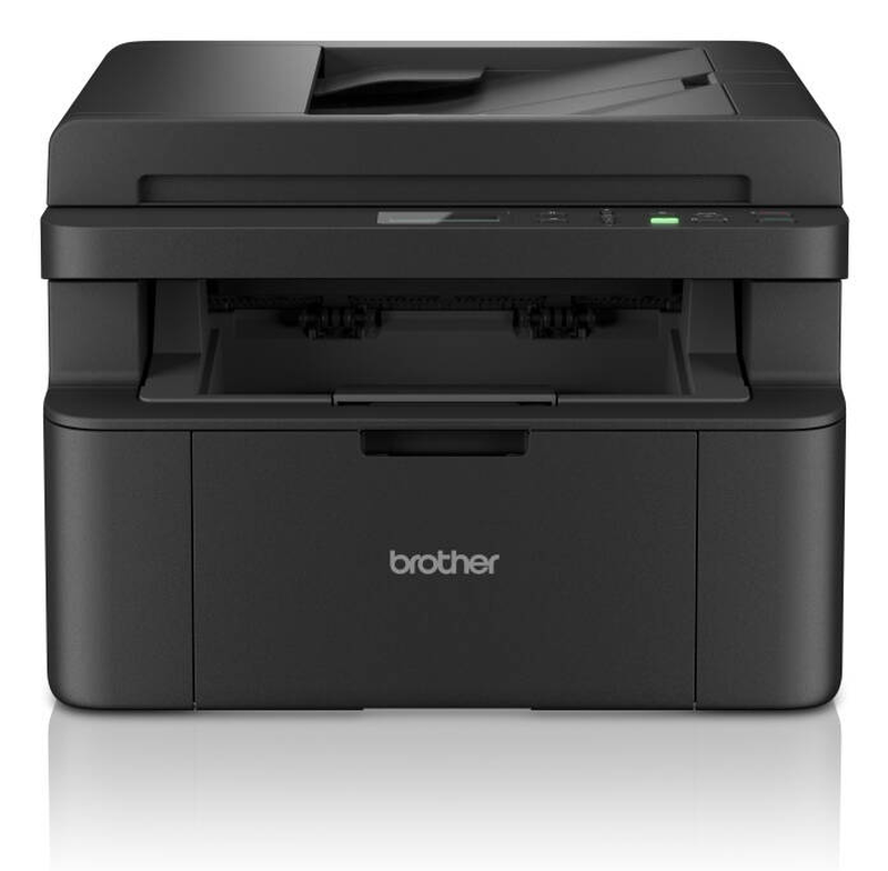 Brother dcp-l1660w compact mono laser 3-in-1 printer print copy scan 20ppm 10-sheet adf USB ethernet Wi-Fi black-null
