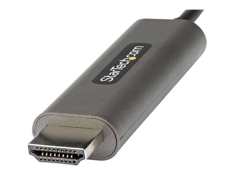Startech.com 16ft (5m) USB c to HDMI cable 4k 60hz with hdr10, ultra HD USB Type-C to 4k HDMI 2.0b video adapter cable, USB-c to HDMI hdr monitor/display converter, dp 1.4 alt mode hbr3 - thunderbolt 3 compatible (cdp2hdmm5mh) - adapter cable - 24 pin USB-null
