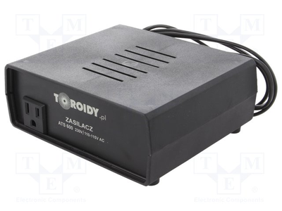 Autotransformer 230vac power:600va usec.1:110v, , medium