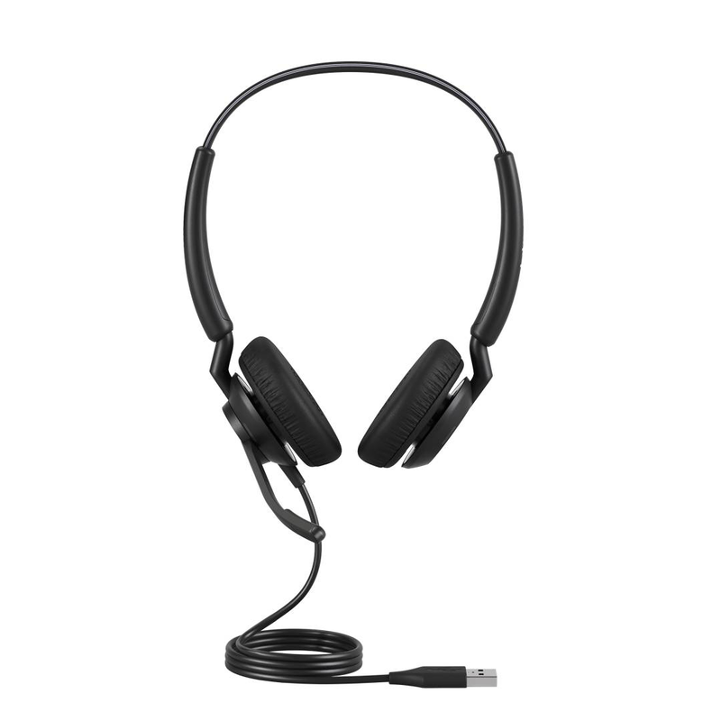 Jabra engage 40 uc stereo USB-a wired contact center headset 2-mic engage plus balancedvoice black-null