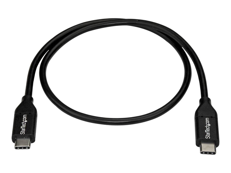 Startech.com 0.5m USB c cable / USB 2.0 / m/m / USB-c charger cable / USB 2.0 type c cable / short USB c cable (USB2cc50cm) / USB cable / USB-c (m) to USB-c (m)-null