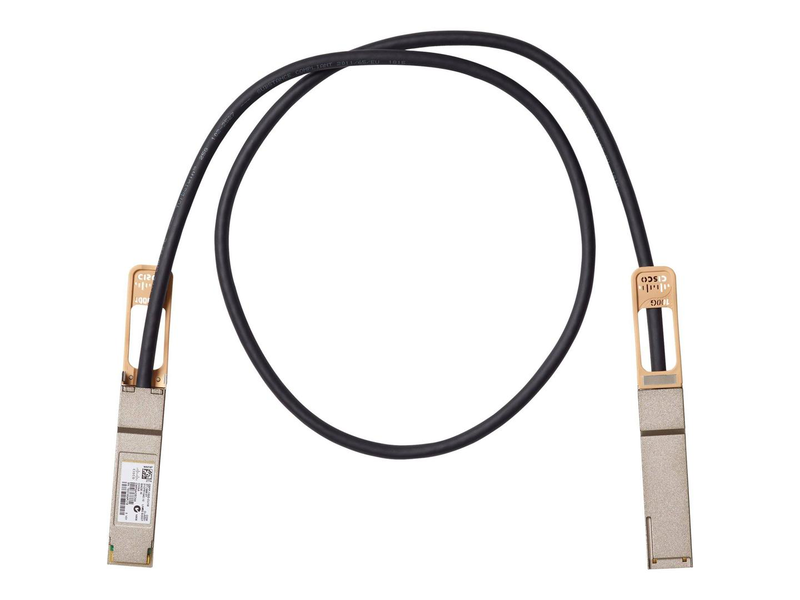 Cisco qsfp-100g-cu2m | 100GBase-cr4 passive copper cable, 2 m-null
