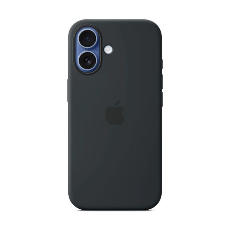 Product image: iPhone 17 silicone case with MagSafe black-null