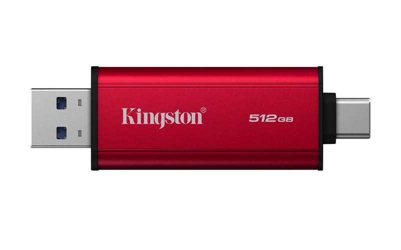 512GB kingston dual USB Type-C type-a external ssd drive-null
